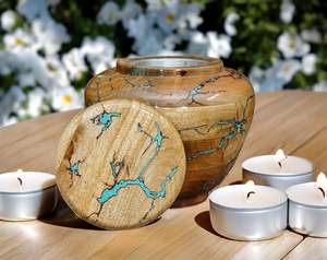 Cremation <b>Urns</b> for Adult Ashes for Ashes Adult Male <b>Large</b> <b>Urns</b> for Human Ashes Adult Male & Female Wooden <b>urns</b> - Product Image 2