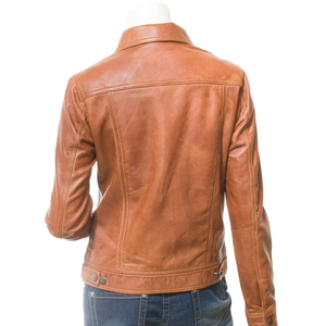 ผู้ผลิตมืออาชีพ แจ็คเก็ตหนังวัวแท้ 100% ดีไซน์ใหม่ ทรงเข้ารูป สำหรับผู้หญิง รับผลิตตามแบบ OEM - Product Image 2