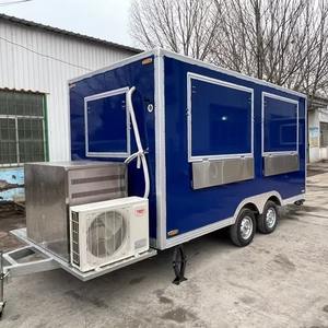 Fully Equipped 220v <b>Kitchen</b> Multifunction Outdoor <b>Camping</b> Winery Snack Mobile Food Trucks for Hotdogs Chips <b>Other</b> Bakes for - Product Image 5