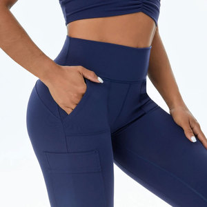 Ensemble de Yoga durable au genou pour femmes de meilleure qualité séchage rapide grande taille broderie décoration respirant solide couleur unie été - Product Image 6