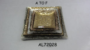 Plateaux décoratifs pour pâtisserie, plateau de service en métal pour gâteaux, plateau de boulangerie artisanal, plats et assiettes de service alimentaires avec impression de logo - Product Image 6