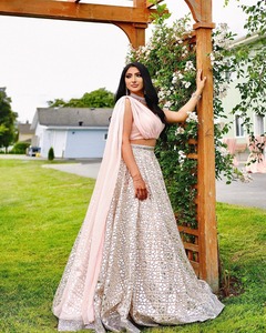 Dernière collection de styliste georgette bollywood Lehenga Choli pour femmes vêtements ethniques indiens Lehenga Choli pour vêtements de mariage - Product Image 2