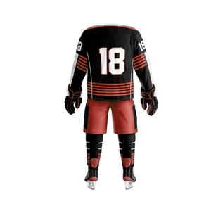 Uniformes personalizados de hockey sobre hielo con logotipo, camisetas de equipo de talla grande para adultos, proveedor de ropa deportiva OEM de sublimación de alta calidad - Product Image 2