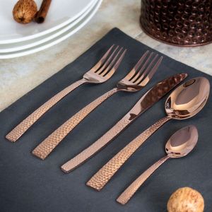 Trọng lượng nặng thép không gỉ thiết lập dao kéo với chất lượng chuyên nghiệp kết thúc cho các đầu bếp phục vụ hoặc sử dụng nhà bếp hàng ngày - Product Image 4