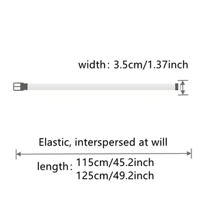 Cinturón tejido elástico informal para hombres y mujeres de hierro con hebilla versión coreana para estudiantes - Product Image 4
