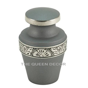 Urna de cremación funeraria y de entierro de diseño grabado Urnas de cremación de alta calidad estándar Cenizas para adultos Urnas conmemorativas funerarias - Product Image 2