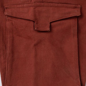 Pantalones Cargo Casuales de Corte Holgado para Hombre, Mezcla de Algodón y Elastano, Cierre de Cremallera, Cintura Media, Planos, Transpirables, de Secado Rápido, Ligeros, Oscuros - Product Image 5