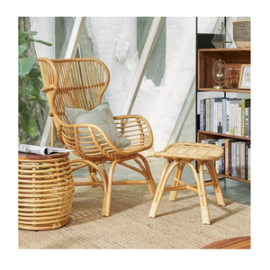 Chaise en rotin standard d'exportation faite à la main fabriquée au Vietnam assurant une résistance au design intemporel et un confort fiable pour les clients - Product Image 6