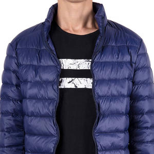 Men Puffer Jacket Winter <b>Warm</b> Quilted Outerwear with Zipper Closure Lightweight Casual <b>Coat</b> for Cold Weather - Product Image 4