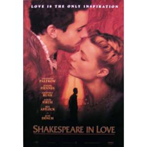 Shakespeare in for Love Movie <b>Poster</b> Durable Paper Design for Wall Decor - Product Image 1
