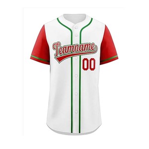 Camiseta de béisbol para hombre con logotipo personalizado Sportwear de alta calidad con impresión por sublimación - Product Image 6