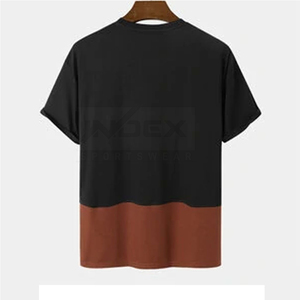 2024 haute qualité Simple couleur unie à manches courtes respirant hommes T-Shirt motif solide fabriqué au Pakistan - Product Image 2