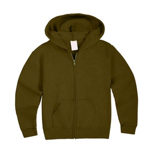 Sudaderas con cremallera completa para hombre de diseño personalizado sudaderas con capucha de gran tamaño vintage 100% algodón de cara completa con cremallera sudaderas con hombros caídos en blanco - Product Image 1