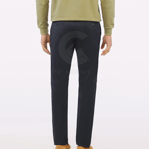 กางเกงผ้าฝ้ายแท้ชายเอวกลางน้ำหนักเบาสำหรับผู้ใหญ่ผ้าทนทานใส่สบายสีเข้มซักง่าย - Product Image 2