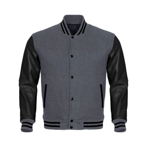 Vestes universitaires OEM personnalisées avec logo, vestes de baseball en laine, vestes universitaires vintage pour hommes, vestes universitaires vierges - Product Image 2