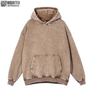 Sudadera Lisa de Invierno 100% Algodón, Estilo Urbano, Corte Regular, Personalizable, Sin Cordones, Premium, Vintage, Transpirable, de Secado Rápido, con Bolsillo - Product Image 2