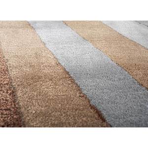 Tapis géométrique en laine et viscose tufté à la main Acar Ivory, rectangulaire 4m, pour couloir, salon, décoration intérieure, épaisseur 10mm - Modèle Tnq-4334 - Product Image 3