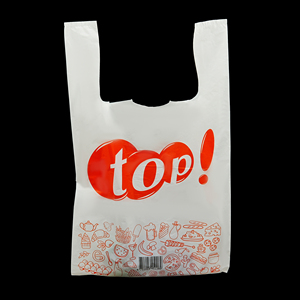 เสื้อยืดนำกลับมาใช้ใหม่พลาสติก PE ร้านขายของชำถุงช้อปปิ้งโลโก้ที่กำหนดเองเสื้อกั๊กจัดการบรรจุภัณฑ์สำหรับการส่งจดหมายและเครื่องครัว - Product Image 6