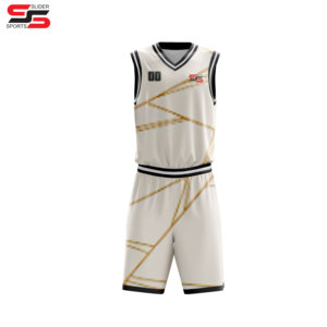 Maillots de basket-ball sur mesure pour hommes uniforme de basket-ball uni - Product Image 3