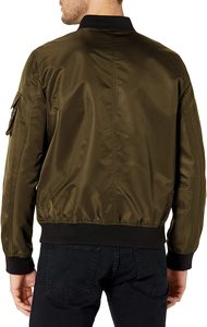 Chaqueta Bomber de Satén con Parches Bordados Personalizados, Unisex, Formal, Camuflaje, Impermeable, Resistente al Viento, para Primavera, en Oferta - Product Image 4