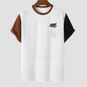 Camiseta de manga corta hecha en Pakistán, mejor precio, nuevo diseño, 100% algodón, corte holgado, estampada, para hombre - Product Image 1