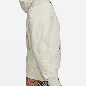 Proveedor de ropa para hombre Tie-Dye Fade Oodie Oversized Stone Acid Washed Jacquard Pullover Hoodie Patrón sólido Suéter en blanco - Product Image 4