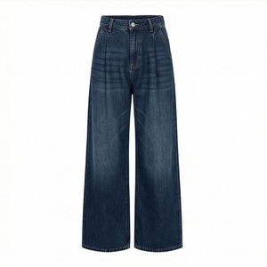 <b>Women's</b> Raw Denim <b>Jeans</b> Y2K Vintage Custom Baggy Pants 100% Cotton Boyfriend Style Loose Fit Casual Fashion <b>Jeans</b> New Style - Product Image 1