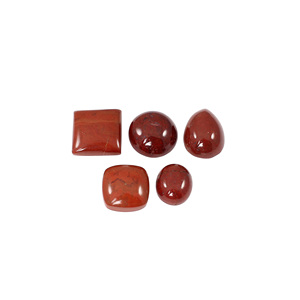5 uds jaspe rojo Natural tamaño libre cabujón 42,20 Cts piedras preciosas lote al por mayor para hacer joyas - Product Image 1