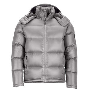 Chaqueta acolchada cómoda de alta calidad para hombre con logotipo frontal de cuello levantado de tela de lona-Venta de invierno Precio barato Hecho en Pakistán - Product Image 1