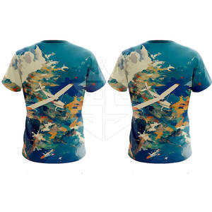 เสื้อยืดกีฬาสำหรับผู้ชายไซส์พิเศษเสื้อยืดสีล้วนสำหรับใส่สบาย - Product Image 3