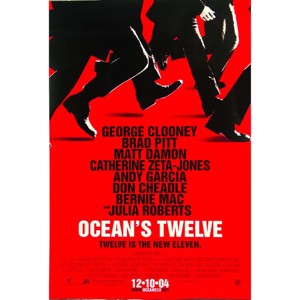 Ocean's Twelve Movie <b>Poster</b> Offset and Digital Printing Techniques for Enhanced Graphics - Product Image 1