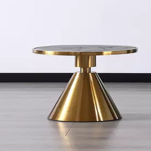 Luxury <b>Metal</b> <b>Furniture</b> Table with Marble Top for Home Hotel Center Tables Decor Golden Color Living Room Modern <b>Furniture</b> Tables - Product Image 4