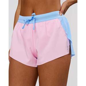 Pantalones Cortos Deportivos Accelerate 3 de Cintura Media, Estilo Bermuda Transpirable, Color Marshmallow - Product Image 1