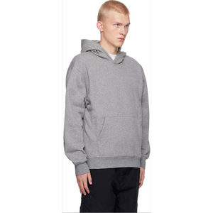 Sweat à capuche unisexe de haute qualité en éponge française déchiré avec fermeture à glissière complète Design bouffant 3D pour vêtements d'hiver pour hommes - Product Image 5