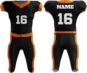 Uniformes de fútbol americano con ajuste personalizado, conjunto de equipo completo de tela transpirable 2025 para marcas y distribuidores de ropa deportiva - Product Image 1