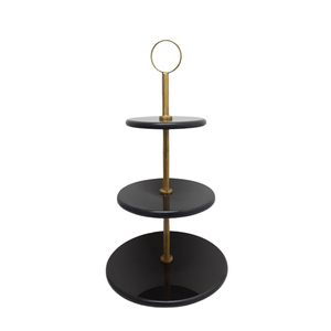 Support de gâteau de forme ronde en métal doré décoratif pour la maison fini or pour la fête d'anniversaire de mariage gâteau dôme fait à la main en vrac - Product Image 4