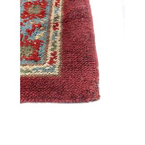 Alfombras de Lana Anudadas a Mano Aalam, Rojas y Naranjas con Patrones Florales y Abstractos, Rectangulares de 9x12 para Entrada y Sala de Estar, Pae-5971 - Product Image 4