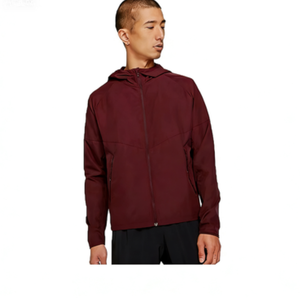 Chaqueta Deportiva Casual para <span class=keywords><strong>Hombre</strong></span> con Cremallera Delantera, Secado Rápido, Cortavientos, con Capucha, Estilo Universitario, para Correr, Atletismo y Entrenamiento - Product Image 3
