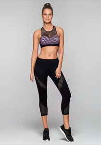 ชุดกีฬา2ชิ้นสำหรับผู้หญิงชุดออกกำลังกายกางเกงเลกกิ้งเอวสูงและแจ็กเก็ตโยคะ - Product Image 4