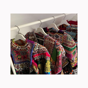 Robe Banjara Vintage Antique Style bohème unique Salwar Kameez avec broderie à la main élégante à vendre - Product Image 6