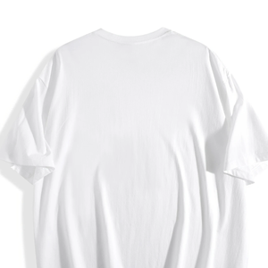 Camiseta larga Formal de algodón 100% Premium para hombre, manga corta con cuello redondo y comodidad Superior - Product Image 2