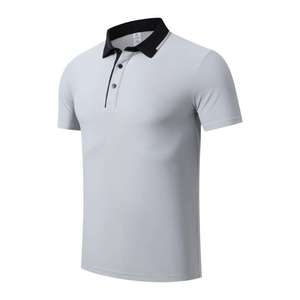 Camiseta de Golf de Secado Rápido para Hombre, Talla Grande, Manga Corta, Spandex y Algodón, Ropa Deportiva, Diseños Personalizados Ecológicos - Product Image 2