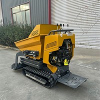 Neuer Elektrischer Mini-Raupenkipper mit Selbstladung Multifunktionaler 4x2 Muldenkipper für Bau, Landwirtschaft, Zucht und Reinigung