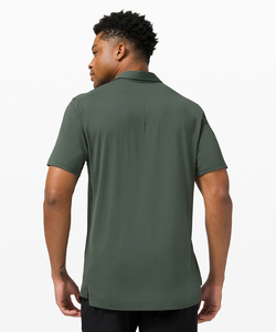 Polos de golf tactiques 3D pour hommes Maillot à manches courtes à séchage rapide 100% polyester Design solide Techniques brodées - Product Image 3