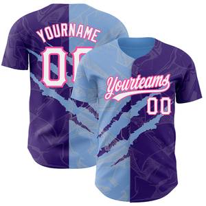 Maillot de baseball personnalisable, confortable et respirant, avec des uniformes de baseball exclusifs et performants avec logo personnalisé - Product Image 1