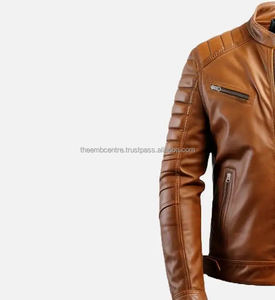 Chaqueta de cuero suave ajustable para hombre, recién llegado, ropa de moda con mangas largas, último estilo para la venta de invierno, chaqueta para hombre - Product Image 2