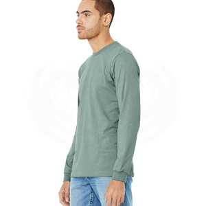 <strong>Men's</strong> <strong>Men's</strong> Merino 150 Long Sleeve Boxed <strong>Base</strong> <strong>Layer</strong> Bella + Canvas 3501CVC Unisex CVC Jersey Long-Sleeve T-Shirt - Product Image 5