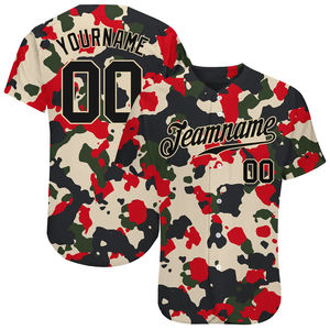Meilleure vente d'uniformes de baseball pour hommes Maillot de baseball cousu à demi-manches avec nom et numéro d'équipe personnalisés - Product Image 1