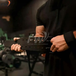 Ceinture de musculation réglable en cuir véritable de qualité supérieure, robuste et personnalisable - Product Image 3