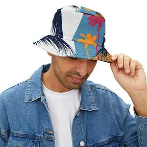 Hot Sale Casual Bucket <b>Hats</b> 100% Cotton Custom Design Luxury Style Printed Custom Size Color High Quality Lightweight Breathable - Product Image 6